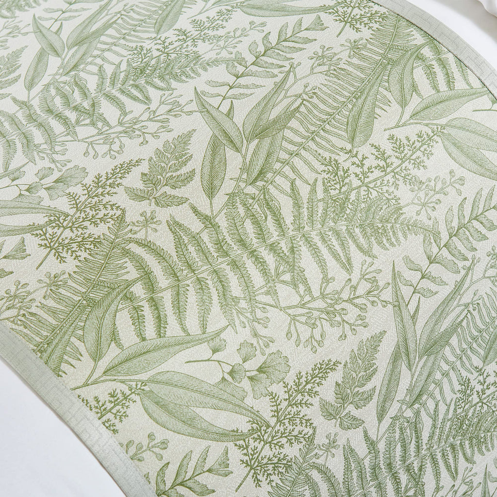 Elegant Floral Microfiber King Bed Runner Scarf